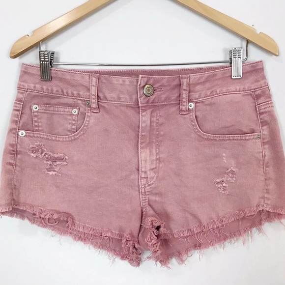 American Eagle Outfitters Pants - AE Pink Jean shorts